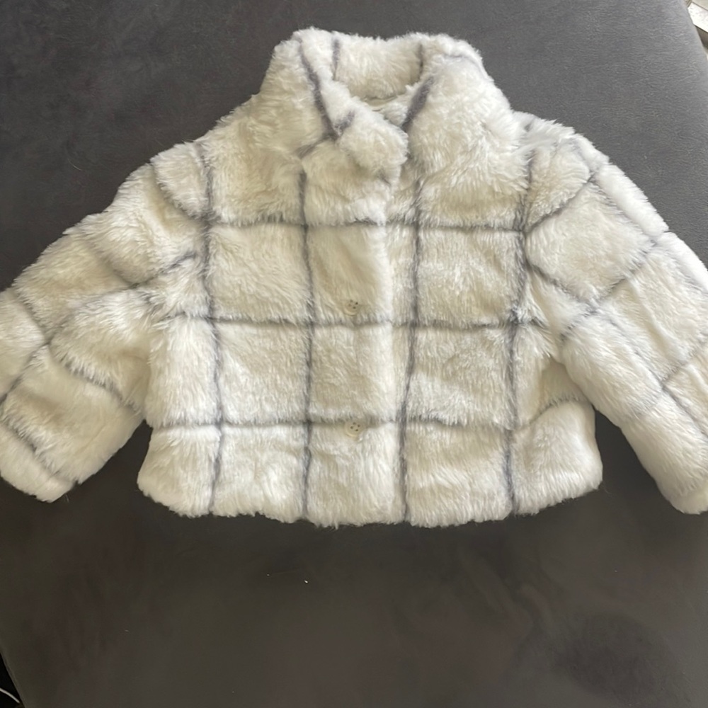 Janie and Jack Faux Fur Coat 2t